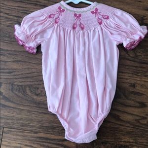 Silly Goose smocked Ballet Bubble 6 month